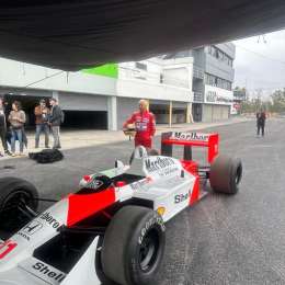 F1: Netflix puso en marcha el rodaje de la serie de Senna en el Autódromo de Buenos Aires