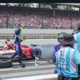 ¡Video inédito! Katherine Legge casi atropella a un mecánico de Agustín Canapino