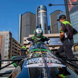 IndyCar: Canapino y la alegría de un gran resultado: "Me voy feliz de Detroit"