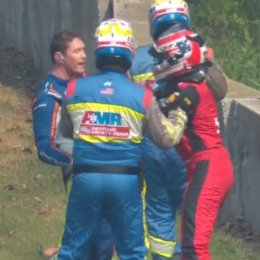 VIDEO: golpe, discusión y empujones en las prácticas de IndyCar en Road America