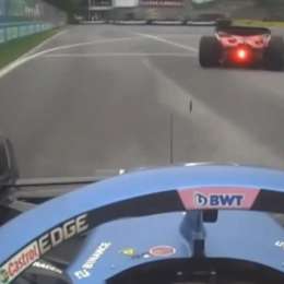 F1: ¡Al borde de la piña! Sainz iba lento y se salvó que Gasly le pegué de atrás