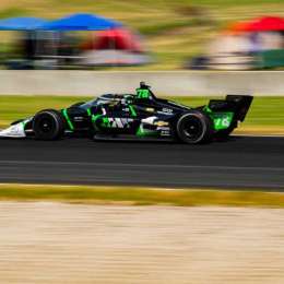IndyCar: Canapino fue el mejor rookie de la carrera en Road America