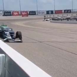 IndyCar: ¡Milimétrico! Así le pasan los pilotos al muro en Iowa