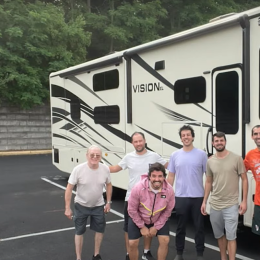 La travesía de Guerra y Sapag para ver a Canapino en Mid-Ohio