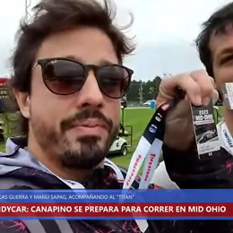 El lado B de los boxes de la IndyCar en Mid-Ohio con Guerra y Sapag