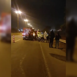Tragedia en la Ruta Nacional 66: un motociclista murió tras chocar contra un micro