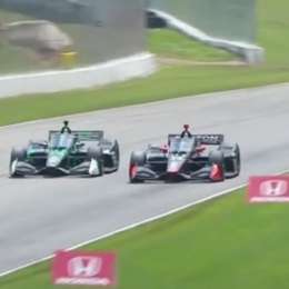 IndyCar: ¡No se achica! Canapino se le plantó a Ferrucci y lo superó en Mid-Ohio