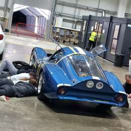 Todo el detrás de escena del paso del Huayra por el túnel de Catesby