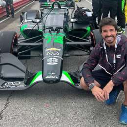 Lucas Guerra la rompió hablando en inglés en un video del Juncos Racing