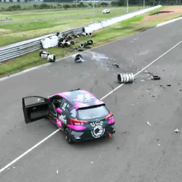 Impactante accidente en la clasificación de la Clase 2 del TN en Concepción