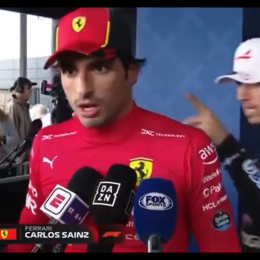 F1: el tenso momento entre Sainz y Gasly tras la carrera en Silverstone