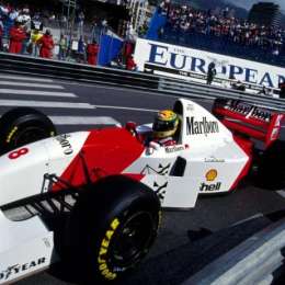 F1: ¡Un Lujo! Vettel aceleró un McLaren de Senna en Silverstone