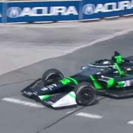 IndyCar: la gran salvada de Agustín Canapino para no terminar contra las gomas