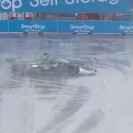 IndyCar: en una pista difícil, Canapino se exigió e hizo un trompo en Toronto