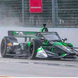 IndyCar: el Juncos Racing destacó la gran labor de Canapino en Toronto