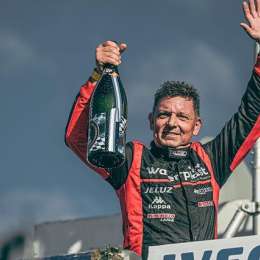 La emoción de Ortelli tras volver al podio en el automovilismo