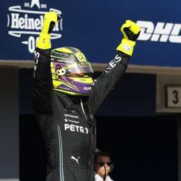 F1: Hamilton tras la pole en Hungría: “Perdí la voz de gritar tanto arriba del auto”