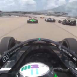 IndyCar: Canapino se la jugó en la largada y pudo avanzar en Iowa