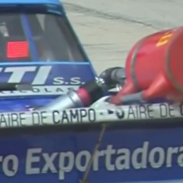 TC: a Trosset se le trabó el bidón de nafta cuando salió de boxes