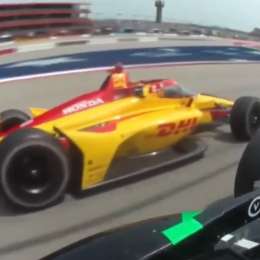 IndyCar: ¡A lo guapo! Canapino fue al frente y doblegó a Grosjean