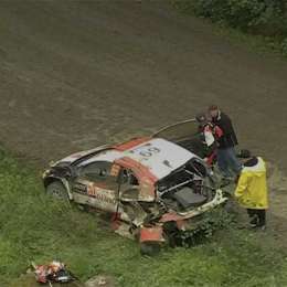 WRC: duro vuelco de Kalle Rovanperä en Finlandia