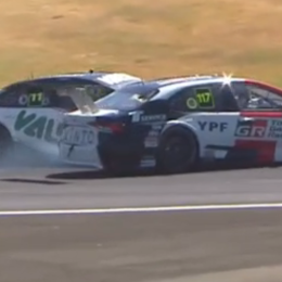 El toque que complicó a Rossi en la primera final del Stock Car