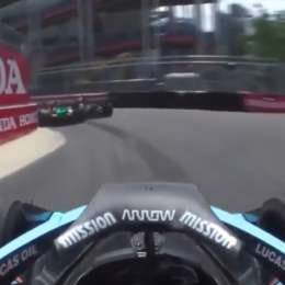 IndyCar: así fue el toque que dejó afuera a Canapino en la carrera de Nashville