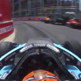 IndyCar: el incidente entre Canapino, Rosenqvist y Pedersen desde el auto de Rossi