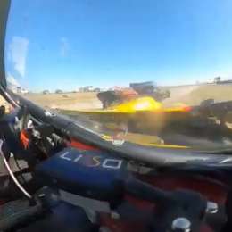 ¡Tremenda cámara a bordo! Tiki Pérez Bravo y su última vuelta con tres ruedas