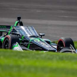 IndyCar: Agustín Canapino vio la bandera a cuadros en el Indy GP