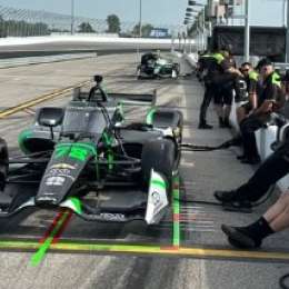 IndyCar: comenzó la prueba de Canapino en World Wide Technology Raceway