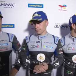 ELMS: la alegría de Marcos Siebert tras el triunfo en Aragón