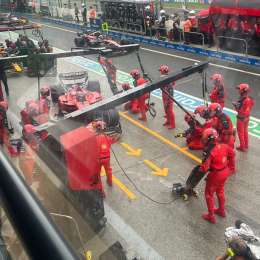 F1: problemas para Leclerc y Ferrari en un pit stop del GP de los Países Bajos