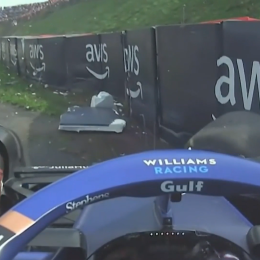 F1: el duro golpe de Sargeant que provocó la salida del Safety Car en Zandvoort