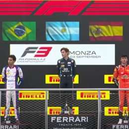 Colapinto, ganador del Sprint en Monza: así sonó el himno argentino en el podio