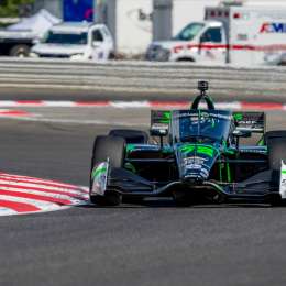 IndyCar: Canapino completó el último entrenamiento en Portland