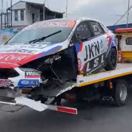 TN en Buenos Aires: así llegó el auto de Abdala a los boxes tras el duro accidente en clasificación