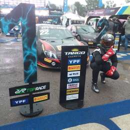 Top Race Junior: Lucas Martínez voló bajo la lluvia en San Jorge