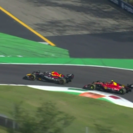 F1: el gran sobrepaso de Verstappen contra Sainz en el GP de Italia