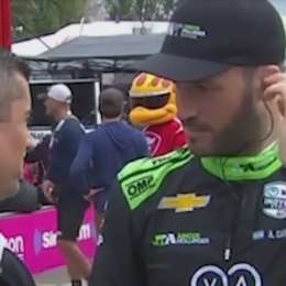 Canapino a minutos de comenzar la anteúltima final del año de IndyCar