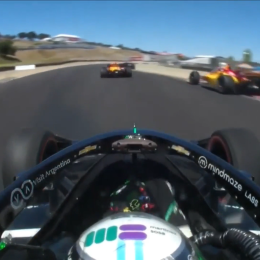 IndyCar: el sobrepaso que dejó en puestos de podio a Canapino en Laguna Seca