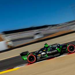 IndyCar: Canapino explicó paso a paso su carrera en Laguna Seca