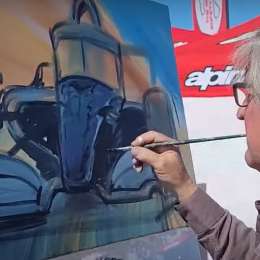 Carburando en EE.UU: Bill Patterson, el artista oficial de la IndyCar