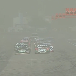 ¡No se ve nada! Así se largó la 1ra serie del TC en San Luis