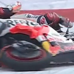 MotoGP: Marc Márquez peleaba por el podio y se cayó en el GP de India