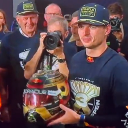 F1: Verstappen tendrá un casco especial tras la obtención del tricampeonato