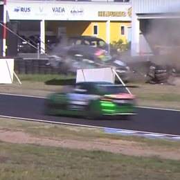 Fiat Competizione: el fuerte accidente que obligó la salida del pace car