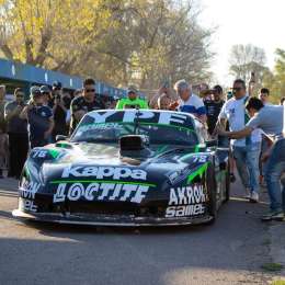 Canapino estuvo presente en la Fiesta Provincial del Automovilismo en Arrecifes