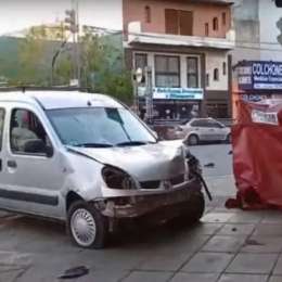 Choque fatal entre una camioneta y un motociclista en San Cristóbal