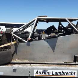 Monteagudo: "El auto se destruyó cerca del 80 por ciento"